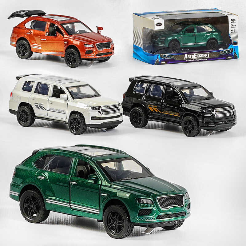 Picture of Машинка MG - 02106 (120/2) "Авто Експерт" 4 види, металопластик, 1:36, звук, світло, інерція, відчиняються двері, багажник, в коробці