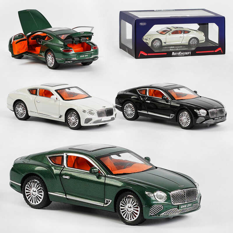 Picture of Машинка металопластик GT - 6370 (24/2) "Авто Експерт Преміум", 3 кольори, 1:24, звук, світло, інерція, відчиняються двері, багажник, капот, у коробці